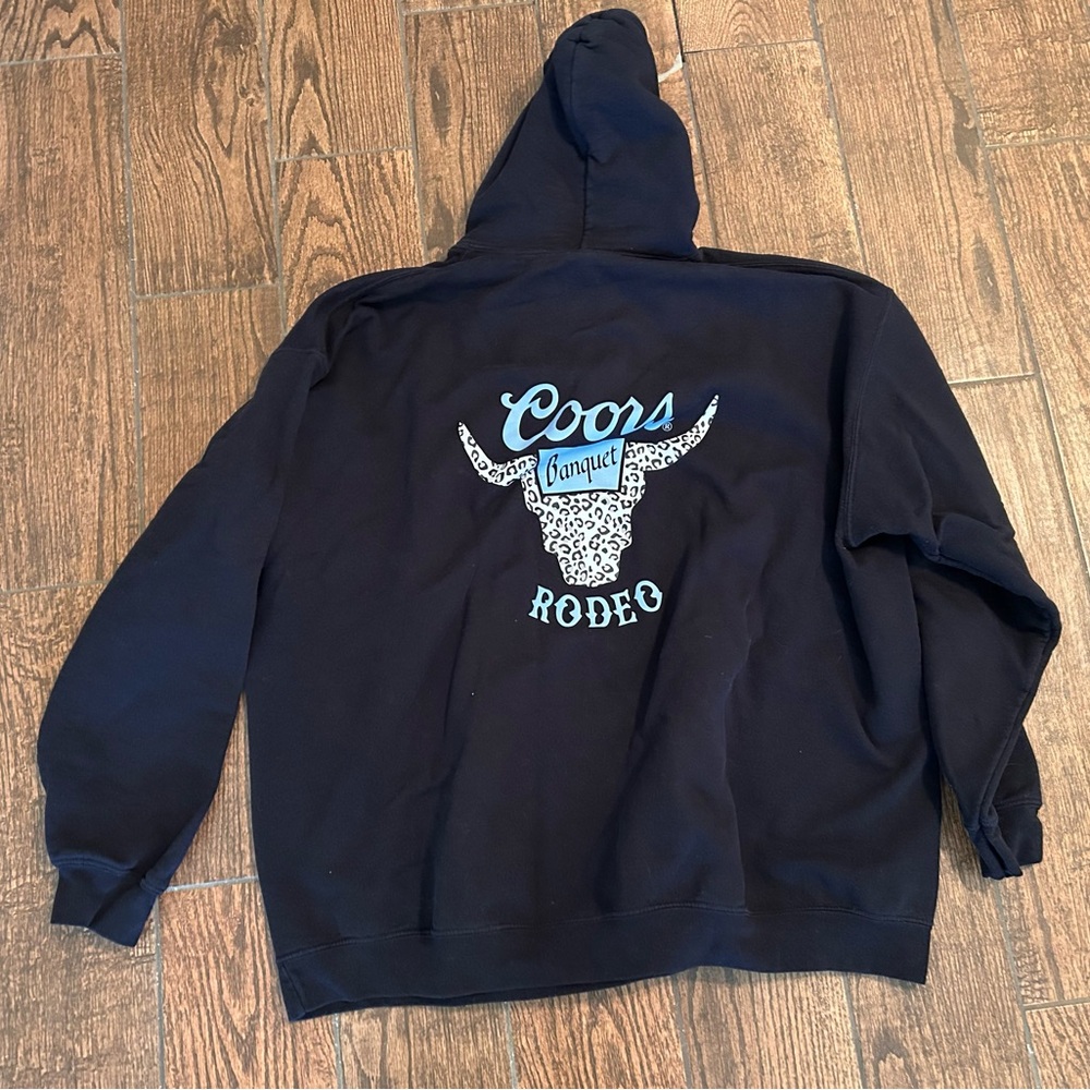 Coors Banquet Rodeo Black Hoodie